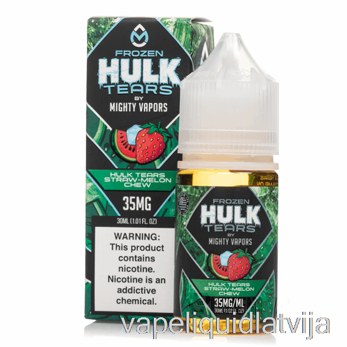 Saldēti Hulk Asaras Salmu Melones Košļājamā - Hulk Asaru Sāļi - 30ml 35mg Vape šķidrums